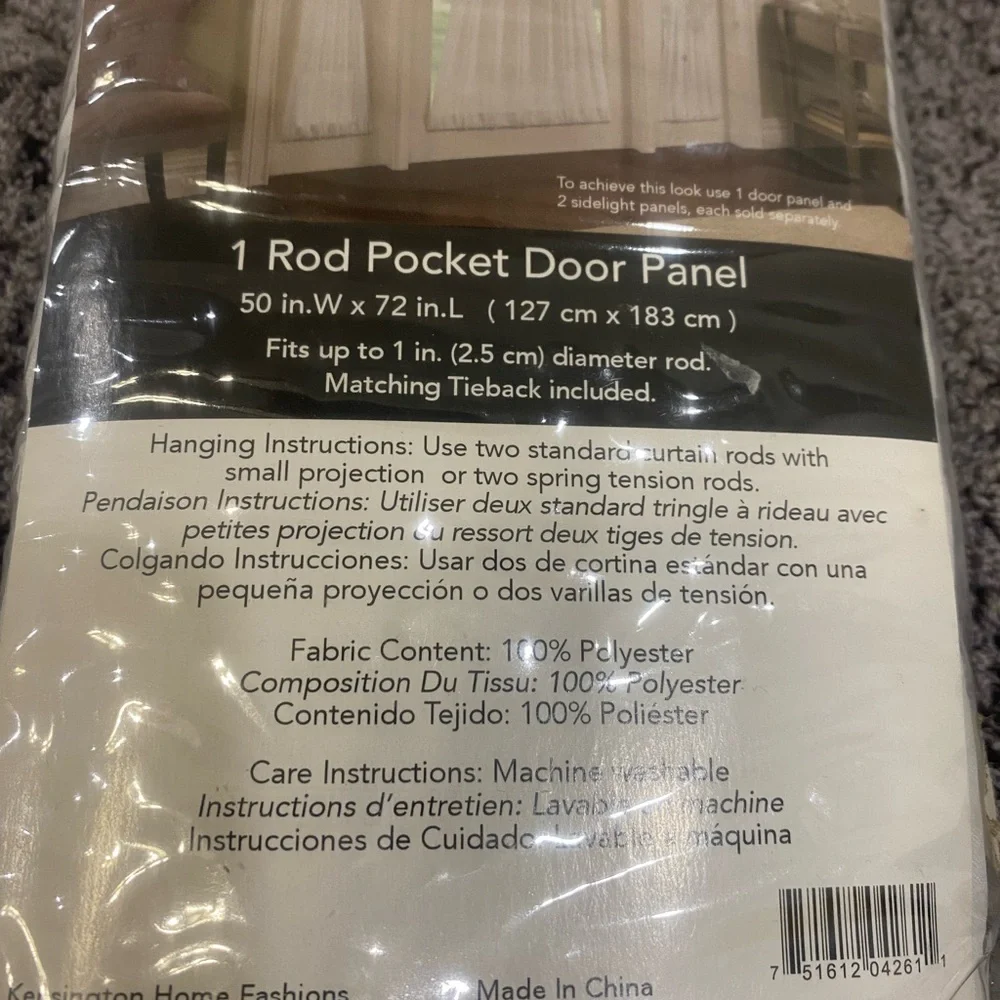 Kensington Home Fashions light filtering